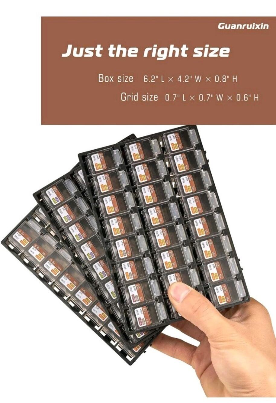 Capacitor Design Kit 0603 Size, 0.5pF-22uF, 72 Values, 2880PCS, RoHS Compliant
